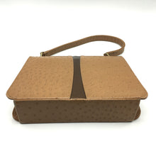 Load image into Gallery viewer, SALE Holmes Of Norwich 60s/70s Vintage Ostrich And Patent Leather Vintage Handbag-Vintage Handbag, Exotic Skins-Brand Spanking Vintage