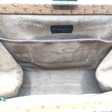 Load image into Gallery viewer, Vintage 50s Ostrich Design Leather Handbag By Waldybag-Vintage Handbag, Exotic Skins-Brand Spanking Vintage