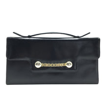 Load image into Gallery viewer, Elegant Vintage 70s Dark Navy Clutch Bag Or Top Handle Bag Handbag By Widegate-Vintage Handbag, Clutch Bag-Brand Spanking Vintage