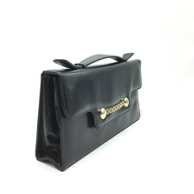 Load image into Gallery viewer, Elegant Vintage 70s Dark Navy Clutch Bag Or Top Handle Bag Handbag By Widegate-Vintage Handbag, Clutch Bag-Brand Spanking Vintage