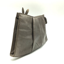 Load image into Gallery viewer, Vintage 80s Russell And Bromley Clutch Bag In Taupe Leather-Vintage Handbag, Clutch Bag-Brand Spanking Vintage
