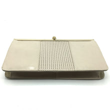 Load image into Gallery viewer, Vintage 60s/70s Nude Leather Clutch Bag w/ Optional Gilt Chain-Vintage Handbag, Clutch Bag-Brand Spanking Vintage