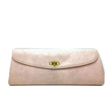 Load image into Gallery viewer, Vintage 50s Pale Pink Leather Clutch Bag By Freedex-Vintage Handbag, Clutch Bag-Brand Spanking Vintage