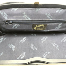 Load image into Gallery viewer, Vintage 70s French Navy Snakeskin And Leather Clutch/Shoulder Bag By Jane Shilton-Vintage Handbag, Exotic Skins-Brand Spanking Vintage