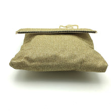 Load image into Gallery viewer, Vintage Gold Lurex And Diamante, Chain Handle Evening Bag-Vintage Handbag, Evening Bag-Brand Spanking Vintage