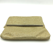 Load image into Gallery viewer, Vintage Gold Lurex And Diamante, Chain Handle Evening Bag-Vintage Handbag, Evening Bag-Brand Spanking Vintage