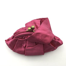 Load image into Gallery viewer, Vintage Fuchsia Pink Silk Satin Evening/Occasion Bag by Bagcraft Made in England-Vintage Handbag, Evening Bag-Brand Spanking Vintage
