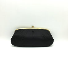 Load image into Gallery viewer, Vintage 50s Black Silk Satin Clutch Bag By Coblentz Made in Belgium-Vintage Handbag, Evening Bag-Brand Spanking Vintage
