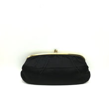 Load image into Gallery viewer, Vintage 50s Black Silk Satin Clutch Bag By Coblentz Made in Belgium-Vintage Handbag, Evening Bag-Brand Spanking Vintage
