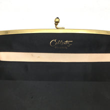 Load image into Gallery viewer, Vintage 50s Black Silk Satin Clutch Bag By Coblentz Made in Belgium-Vintage Handbag, Evening Bag-Brand Spanking Vintage