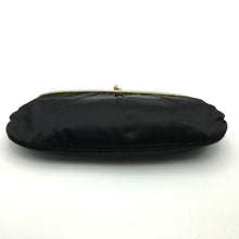 Load image into Gallery viewer, Vintage 50s Black Silk Satin Clutch Bag By Coblentz Made in Belgium-Vintage Handbag, Evening Bag-Brand Spanking Vintage