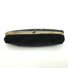 Load image into Gallery viewer, Vintage 50s Black Silk Satin Clutch Bag By Coblentz Made in Belgium-Vintage Handbag, Evening Bag-Brand Spanking Vintage