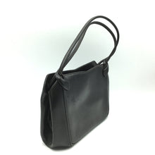 Load image into Gallery viewer, Vintage 50s Dark Chocolate Brown Metallic Finish Small And Dainty Leather Handbag By Waldybag-Vintage Handbag, Kelly Bag-Brand Spanking Vintage