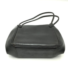 Load image into Gallery viewer, Vintage 50s Dark Chocolate Brown Metallic Finish Small And Dainty Leather Handbag By Waldybag-Vintage Handbag, Kelly Bag-Brand Spanking Vintage