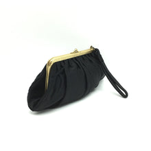 Load image into Gallery viewer, Vintage 50s/60s Slim Black Silk Satin Evening/Occasion Clutch Bag by Bagcraft-Vintage Handbag, Evening Bag-Brand Spanking Vintage