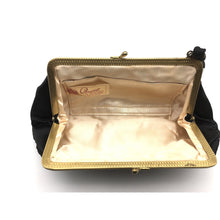 Load image into Gallery viewer, Vintage 50s/60s Slim Black Silk Satin Evening/Occasion Clutch Bag by Bagcraft-Vintage Handbag, Evening Bag-Brand Spanking Vintage