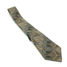 Load image into Gallery viewer, Vintage 80s Liberty of London Silk Tie in Collectable 'Ianthe' Design in Browns, Green and Blue-Accessories, For Him-Brand Spanking Vintage
