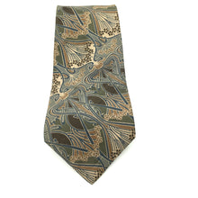 Load image into Gallery viewer, Vintage 80s Liberty of London Silk Tie in Collectable 'Ianthe' Design in Browns, Green and Blue-Accessories, For Him-Brand Spanking Vintage