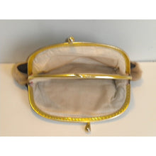 Load image into Gallery viewer, Quirky Little Black Leather And Kangaroo Fur Purse-Accessories, For Her-Brand Spanking Vintage