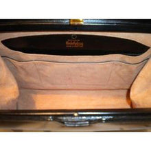 Load image into Gallery viewer, Stunning Vintage Boxed And Unused Large Black Leather Classic Ladylike Bag w/ Matching Suede Coin Purse By Waldybag-Vintage Handbag, Large Handbag-Brand Spanking Vintage