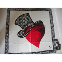 Load image into Gallery viewer, Very Striking Collectable Liberty Silk Scarf Celebrating The 60th Anniversary Of The Variety Club-Scarves-Brand Spanking Vintage