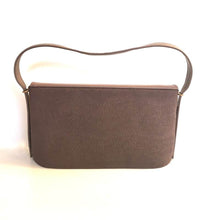 Load image into Gallery viewer, Vintage 1940s/1950s Handbag In Faux Leather, Vegan, Attached Coin Purse, Original Mirror And Gilt Clasp In Taupe In Excellent Condition-Vintage Handbag, Kelly Bag-Brand Spanking Vintage