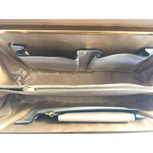 Load image into Gallery viewer, Vintage 1940s/1950s Handbag In Faux Leather, Vegan, Attached Coin Purse, Original Mirror And Gilt Clasp In Taupe In Excellent Condition-Vintage Handbag, Kelly Bag-Brand Spanking Vintage
