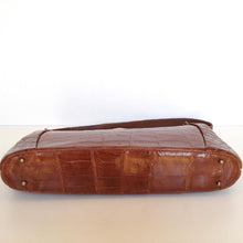 Load image into Gallery viewer, Vintage 50s Exquisite Caramel Crocodile Skin Bag w/ Matching Coin Purse And Mirror By Fassbender-Vintage Handbag, Exotic Skins-Brand Spanking Vintage