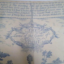 Load image into Gallery viewer, Vintage Rare and Collectable 60s Liberty Of London 'Laws Of The Game Of Cricket' Large Silk Scarf Very Collectable-Scarves-Brand Spanking Vintage