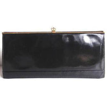 Load image into Gallery viewer, Vintage 60s/70s Black Patent Leather Clutch Day/Evening Bag By Ackery Of London-Vintage Handbag, Clutch Bag-Brand Spanking Vintage