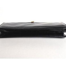 Load image into Gallery viewer, Vintage 60s/70s Black Patent Leather Clutch Day/Evening Bag By Ackery Of London-Vintage Handbag, Clutch Bag-Brand Spanking Vintage