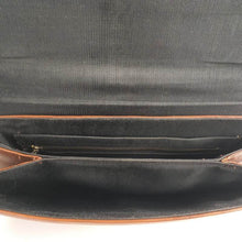 Load image into Gallery viewer, Vintage 60s/70s Leather And Snakeskin Jackie O Satchel Style Handbag, Purse, Top Handle Bag In Tan, Brown And Cream-Vintage Handbag, Kelly Bag-Brand Spanking Vintage