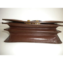Load image into Gallery viewer, Vintage 70s Crocodile Skin Classic Ladylike Bag In A Rare Rich Brandy Colour In Superb Condition-Vintage Handbag, Exotic Skins-Brand Spanking Vintage