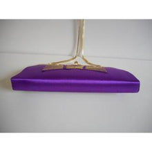 Load image into Gallery viewer, Vintage 70s Unused Indian Silk Evening/Occasion Clutch Bag w/ Optional Long Chain-Vintage Handbag, Evening Bag-Brand Spanking Vintage