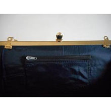 Load image into Gallery viewer, Vintage 70s Unused Indian Silk Evening/Occasion Clutch Bag w/ Optional Long Chain-Vintage Handbag, Evening Bag-Brand Spanking Vintage