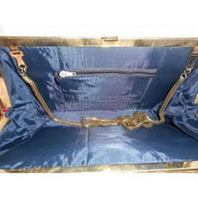 Load image into Gallery viewer, Vintage 70s Unused Shocking Pink Raw Silk Evening/Occasion Bag w/ Optional Long Chain-Vintage Handbag, Evening Bag-Brand Spanking Vintage