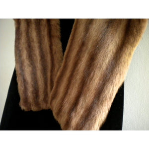 Vintage Fabulous 50s Long Mink Stole/Wrap With Shaped Shoulders-Accessories, For Her-Brand Spanking Vintage