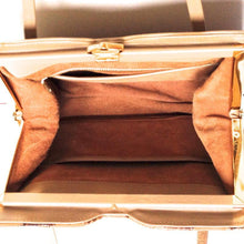Load image into Gallery viewer, Vintage Handbag 60s/70s In Beige Leather Suede And Snakeskin By Ackery Of London-Vintage Handbag, Exotic Skins-Brand Spanking Vintage