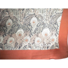 Load image into Gallery viewer, Vintage Liberty Of London &#39;Hera&#39; Design Silk Scarf In Rust And Black-Scarves-Brand Spanking Vintage
