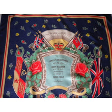 Load image into Gallery viewer, Vintage Liberty Of London Silk Scarf To Commemorate HM The Late Queen's Silver Jubilee 1952 - 1977-Scarves-Brand Spanking Vintage