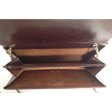 Load image into Gallery viewer, Vintage Python Skin Clutch/Chain Handle And Leather Bag-Vintage Handbag, Exotic Skins-Brand Spanking Vintage