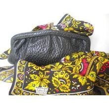 Load image into Gallery viewer, Vintage Small Black Dainty Leather Clutch By Freedex-Vintage Handbag, Clutch Bag-Brand Spanking Vintage