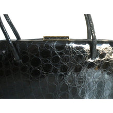 Load image into Gallery viewer, Vintage Superb Crocodile Handbag w/ Matching Coin Purse And Mirror-Vintage Handbag, Exotic Skins-Brand Spanking Vintage