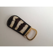 Load image into Gallery viewer, Vintage Unused Zebra Skin Key Ring-Accessories, For Him-Brand Spanking Vintage