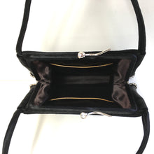 Load image into Gallery viewer, Vintage 40s/50s Luxurious Black Silk Waldybag Evening/Occasion Bag w/Diamanté-Vintage Handbag, Evening Bag-Brand Spanking Vintage
