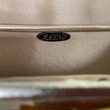 Load image into Gallery viewer, RESERVED Vintage 60s Elegant Gold Leather/Gold Mesh Evening/Occasion Bag By Rayne-Vintage Handbag, Evening Bag-Brand Spanking Vintage
