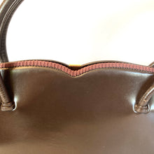 Load image into Gallery viewer, Vintage Waldybag Handbag in Tobacco Brown Leather by Waldybag with Matching Coin Purse-Vintage Handbag, Top Handle Bag-Brand Spanking Vintage
