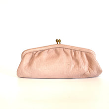 Load image into Gallery viewer, Vintage 50s/60s Small Dusty Pink Dainty Leather Clutch Bag by Freedex for Boots-Vintage Handbag, Clutch Bag-Brand Spanking Vintage
