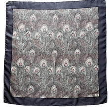 Load image into Gallery viewer, Vintage Large Liberty &#39;Hera&#39; Silk Scarf in Mid Grey/Pink Made in England-Scarves-Brand Spanking Vintage
