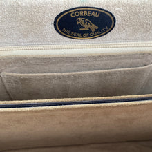 Load image into Gallery viewer, Vintage Genuine Ostrich Skin Clutch Bag/Shoulder Bag In Caramel Beige by Corbeau-Vintage Handbag, Exotic Skins-Brand Spanking Vintage
